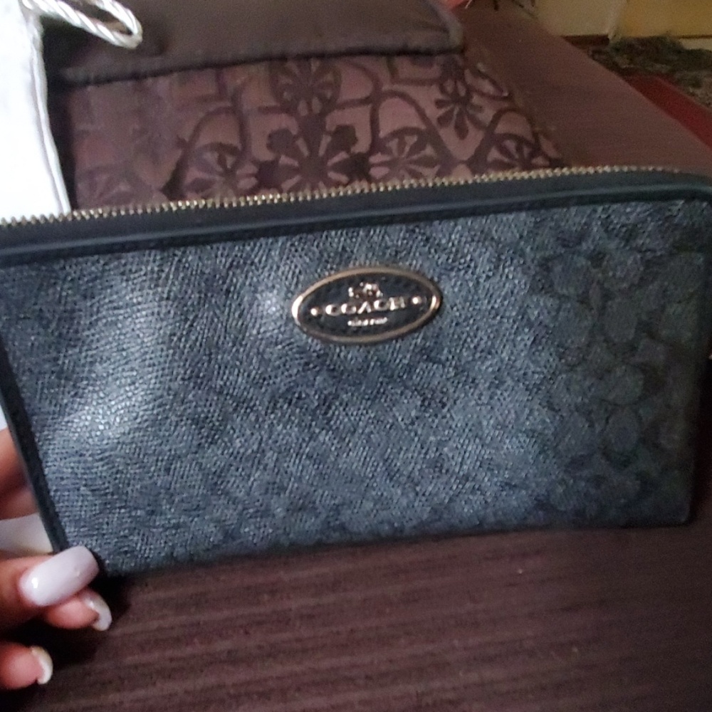 Black coach wallet